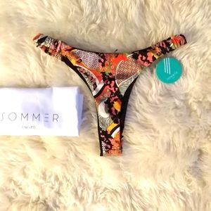 Sommer Swim Robin Bahamas Brazilian Bottoms L